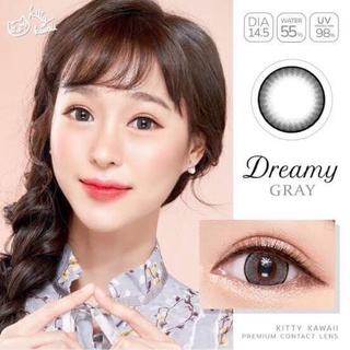 🎄Bigeyes/Mini Dreamy Gray🌲สายตาปกติถึง-5.00(kitty kawaii)