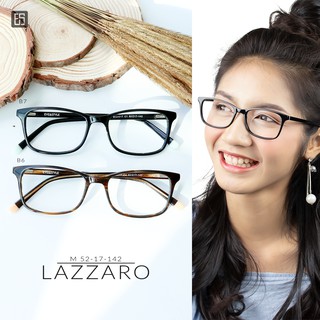 LAZZARO เบรนด์ Eye &amp; Style แว่นตา *แจ้งค่าสายตาได้* แว่นแฟชั่น  แว่นสายตาพลาสติก