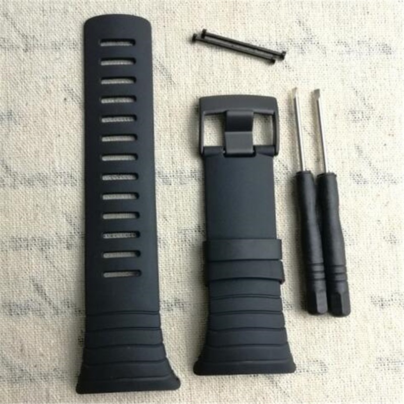 สายนาฬิกาใหม่ สายซิลิโคน+ที่รัดหัวเข็มขัด SUUNTO CORE เปลี่ยน