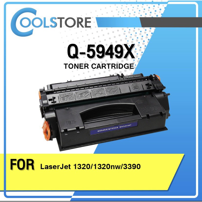 COOLS หมึกเทียบเท่า Q5949X/Q5949/5949X/Q7553X/7553X For HP LaserJet HP1320/HP3390/HP3392