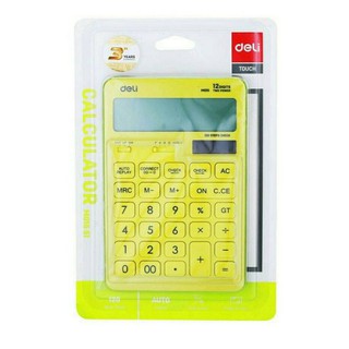 Deli M015 Calculator Modern Calculator 12-digit เครื่องคิดเลขแฟนซีสุดน่ารัก