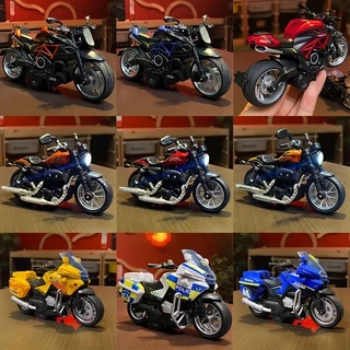 KLT 1:12 Gusta โมเดลรถจักรยานยนต์ โมเดลรถ ของเล่นสําหรับเด็กผู้ชาย ของขวัญวันเกิด