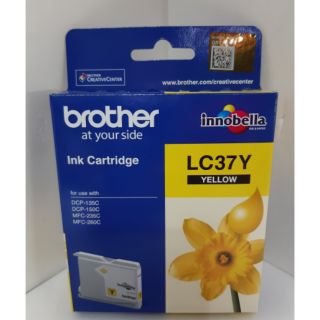 หมึก  Brother LC37Y สีเหลือง ใช้กับ Printer รุ่น DCP-135/DCP-150C/MFC-235C/MFC-260C