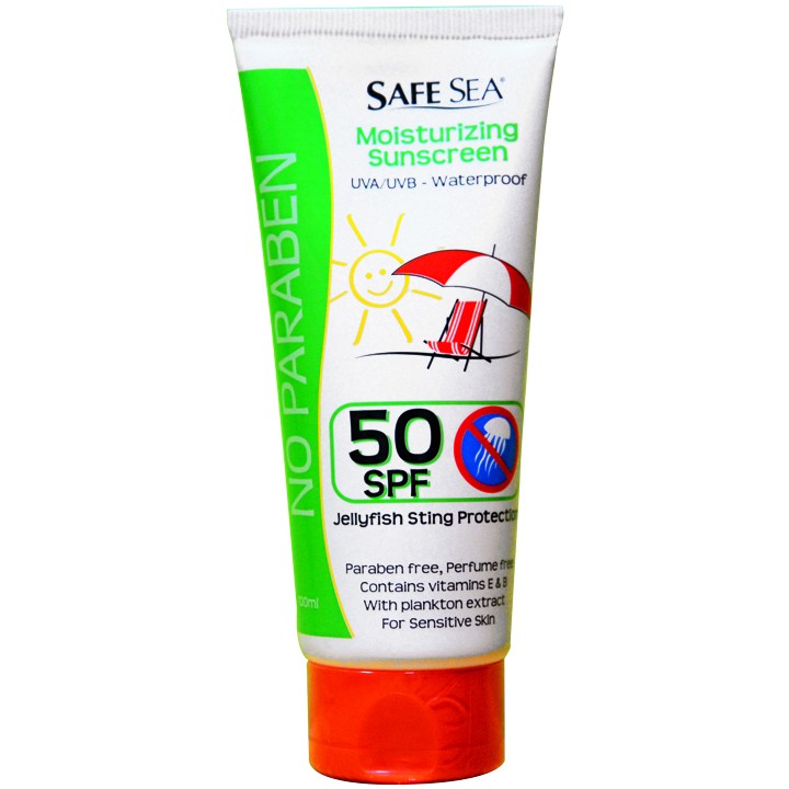 <ขายดี> Safe Sea ครีมกันแดด ป้องกันแมงกระพรุน SPF50 Lotion (หมดอายุ 03/28)