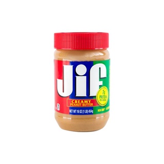 จิฟ เนยถั่วบดละเอียด 454 กรัม Jif Creamy Peanut Butter 454 g