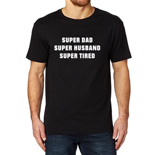 Gildan เสื้อยืด ผ้าฝ้าย 100% พิมพ์ลาย Super Dad Super Husband สําหรับผู้ชายสามารถปรับแต่งได้