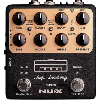 NUX NGS-6 Amp Academy *ของแท้รับประกันศูนย์* STOMP-BOX AMP MODELER, 48kHz/32bit,6 แอมป์, IR, ฟรี!!Y Patc