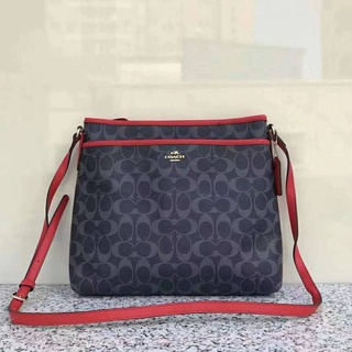 COACH CROSSBODY FILE BAG 3493 BLUE COLOR