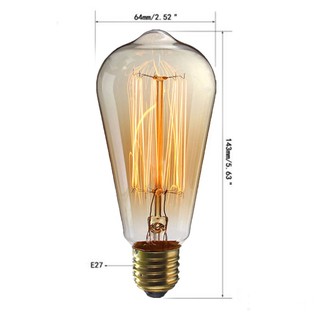 หลอดไฟ Incandescent 40W สไตล์วินเทจ (1หลอด)