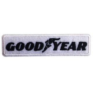 อาร์มปักลาย Good Year 10x2.5 cm ติดเสื้อติดหมวก ติดสินค้าแฟชั่น งาน DIY เสื้อผ้า งานปักระเอียด พร้อมส่ง!!! P7Aa52-0334