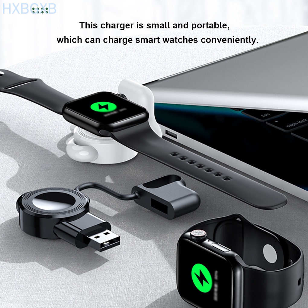 แท่นชาร์จนาฬิกาข้อมือไร้สาย Usb แบบพกพาสําหรับ Ios, สีดํา #8