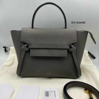 Like new celine micro beltbag grey y.18