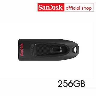 SanDisk Ultra USB 3.0 256GB, อ่าน 100MB/s (SDCZ48_256G_U46, Black)