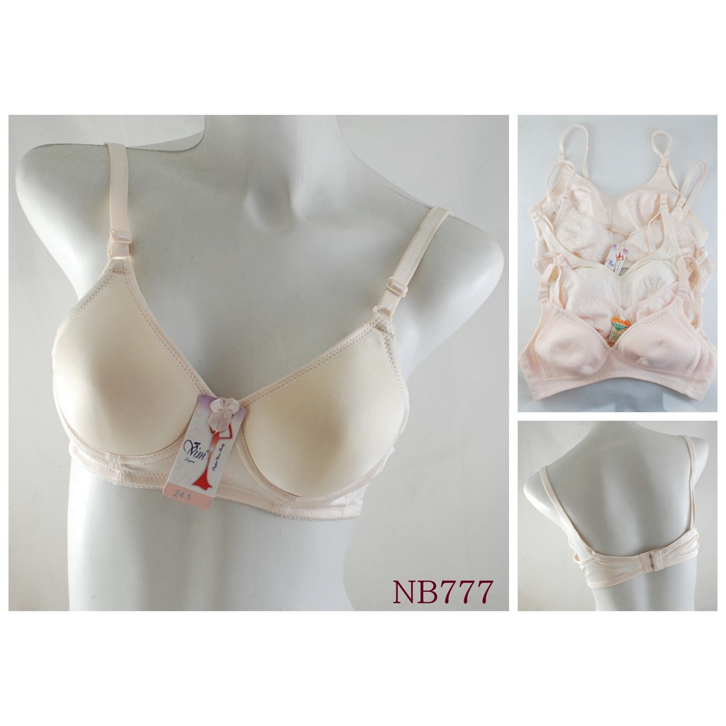 Simple Model Bra No Brand Wire Thin Foam NB777