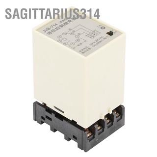 Sagittarius314 Jyb-714 รีเลย์ควบคุมระดับของเหลว พร้อมฐาน 220V