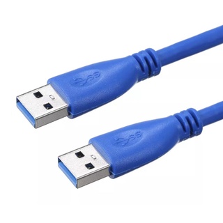 USB 3.0ชายชายสาย USB3.0ประเภท AM To AM Converter 5กิกะไบต์/วินาที Od6mm 1.5M