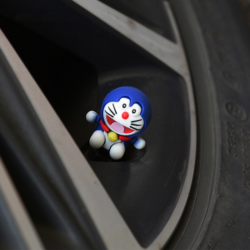 ฝาครอบวาล์วยางล้อรถยนต์ กันฝุ่น ลายการ์ตูน 1 ชิ้น