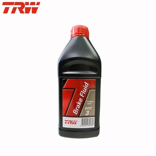 TRW  น้ำมันเบรค คลัช Brake Fluid  DOT 3   ขนาด 1 ลิตร