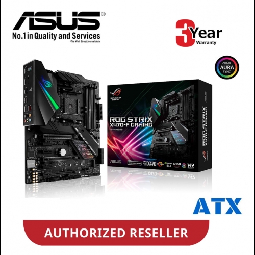 เมนบอร์ด ASUS AMD AM4 X470 ROG STRIX GAMING (เกม STRIX X470-F)