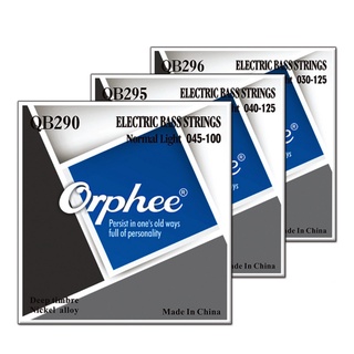 [Janesin] สายกีตาร์ไฟฟ้า เบส แบบเปลี่ยน สําหรับ Orphee QB290 045-100 QB295 040-125 QB296 030-125 QB Series 4 5 6