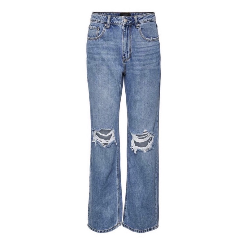กางเกงยีนส์ VERO MODA VMKITHY Jeans ทรงกระบอก มือหนึ่ง