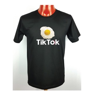 เสื้อกระแส โซเซียล Tiktok ติ๊กต๊อก ดาว Tiktok Cotton Comb 30 เนื้อดีสุด