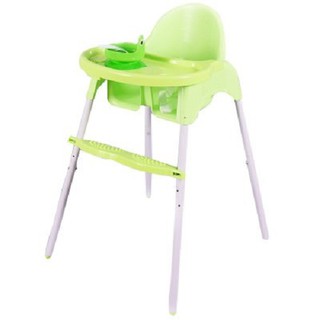 โต๊ะเก้าอี้กินข้าวเด็กทรงสูง 3in1 Highchair     รุ่นGCFC04-GREEN สีเขียว