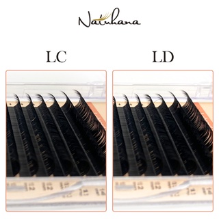 NATUHANA 8-15 Mix LC LD ขนมิ้งค์ ขนตาปลอม นุ่มและเป็นธรรมชาติ สไตล์เกาหลี