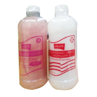 Lolane โลแลน น้ำยาดัดผม เหมาะสำหรับทุกสภาพเส้นผม ให้ลอนสวย เป็นสปริงเงางาม 400*2 มล สีชมพู