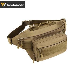 IDOGEAR Tactical Fanny Pack Waist Bag Camo Waist Pack Army  Gear Tactical Pouch 3544 อุปกรณ์เกียร์ยุทธวิธีแคมป์ปิ้งและเดินป่า