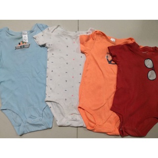 บอดีสูทเด็ก​ ยี่ห้อcarters size​24m ยกเว้นสีแดงsize18 เซ็ด4ตัว​ มือ2