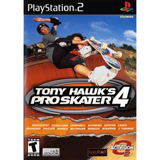 แผ่นเกมส์ps2 Tony Hawk’s Pro Skater 4 แผ่นเกมเพล2เกมps2