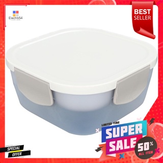 กล่องอาหารเหลี่ยมมีช่องแบ่ง 2ชั้น JCJ 1371FOOD CONTAINER JCJ 1371 DOUBLE LOCK SQUARE