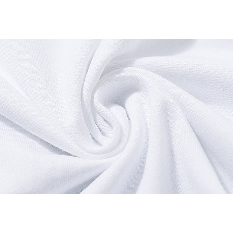 สตรีทแฟชั่น 9AL7M ผ้าฝ้ายผู้ชายและผู้หญิงเสื้อยืดโครงกระดูกโครงกระดูกหมีพิมพ์แขนสั้นเสื้อหลวมเสื้อลําลอง Unisex