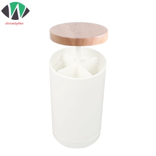 Fashion Home Toothpick Holder Simple Cotton Swab Storage Box Plastic Classic Home Daily Storage Case