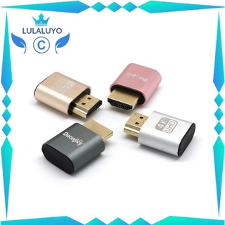 *Vga Hdmi-Compatible Dummy Plug Virtual Display Emulator อะแดปเตอร์ Ddc Edid