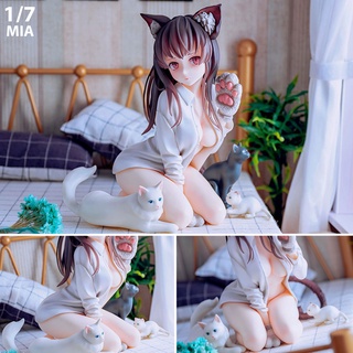 Native Creators Figure Koyafu Ko yafu ตัวละคร Cat Girl Mia แคทเกิร์ล แมวสาว มีอา สาวหูแมว ชุดแมว 1/7 Neko Musume มังงะ