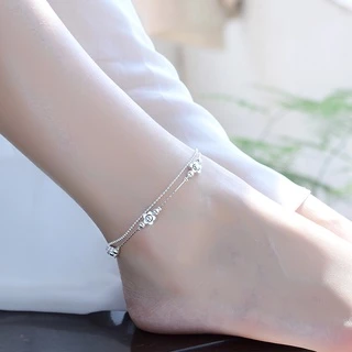 สร้อยข้อเท้าเงิน เกรด S925 มีหลายสไตล์ ขายส่ง
