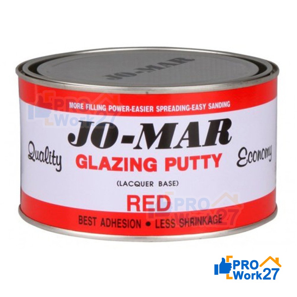 +*JO-MAR โจมาร์ สีโป้วแห้งเร็ว สีแดง ขนาด1กิโลกรัม