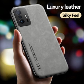 เคสโทรศัพท์หนัง PU นิ่ม TPU กันกระแทก ปิดด้านหลัง หรูหรา สําหรับ Xiaomi Mi 11T Pro 11 Ultra Lite 5G NE Xiomi Mi11T Mi11