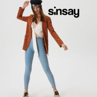 Sinsay : Soft blue High Waist Skinny push up Jeans