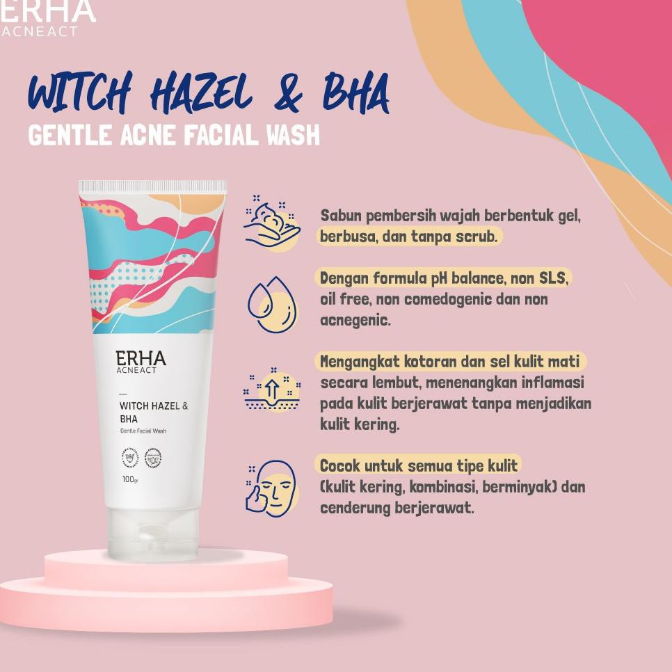erha facial wash acne