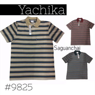 เสื้อยืดคอปก เสื้อโปโลชาย Yachika #9825