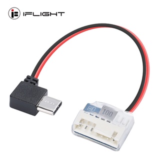 Iflight สายชาร์จ Type C เป็น 5V สําหรับโดรน GoPro Hero 6 7 8 9 FPV