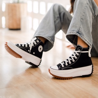 🔥CONVERSE RUN STAR HIKE HI🔥 "Black/White"