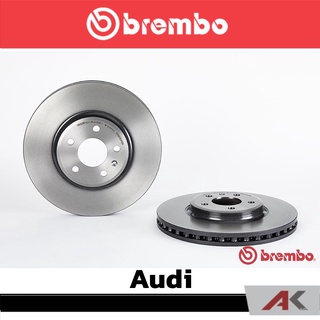 จานเบรก Brembo Audi A4 (B8), Q5 (8R), A5 หน้า เบรคเบรมโบ้ รหัสสินค้า 09 A758 11 (ราคาต่อ 1 ข้าง)