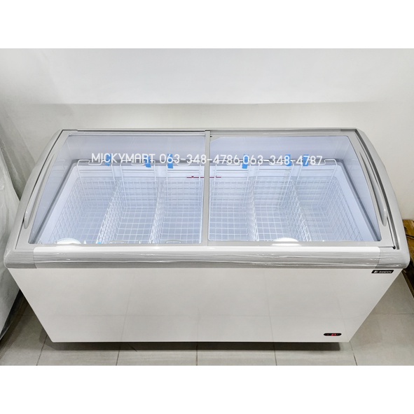 ตู้แช่กระจกโค้ง ความจุ 420 ลิตร/14.84 คิว รุ่น SNC-0435 ยี่ห้อ SANDEN INTERCOOL