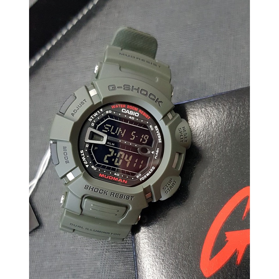 นาฬิกาข้อมือ Casio G-SHOCK รุ่น G-9000-3 mudman ตุ่นเล็ก ประกัน CMG