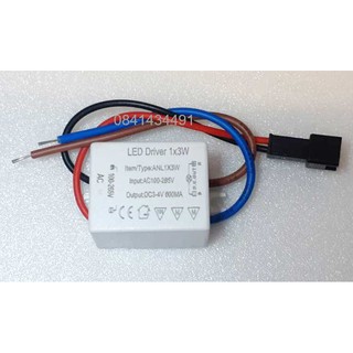 LED DRIVER ขับหลอด 3W แรงดัน 3-4V กระแส 600mA ใช้ไฟบ้าน 220V