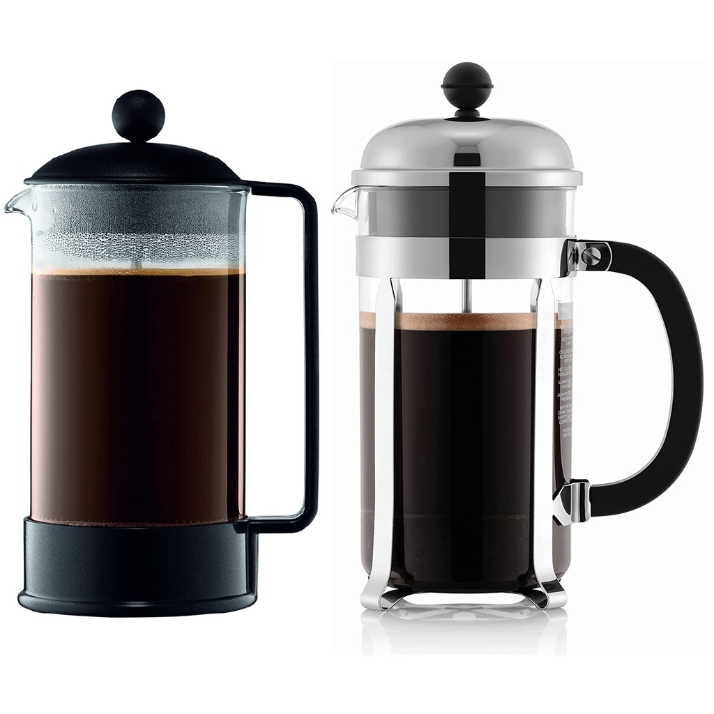 Bodum French Press เครื่องชงกาแฟ Chambord French Press ขนาด 3 / 8 / 12 ถ้วย